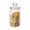 Банка для сыпучих продуктов Mallony Lattina, стеклянная, с крышкой, 0,9 л фото