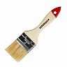 Кисть плоская Шабашка №2, натуральная щетина, деревянная ручка, 50 мм фото