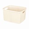 Корзина для хранения Econova Velvet, 450 x 360 x 270 мм, 35 л, бежевая фото
