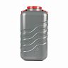 Канистра-бочка пластиковая Альтернатива Волна-эконом, с крышкой и навесными ручками, 120 л фото