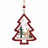 Украшение декоративное новогоднее, деревянное, 11,5 x 14 см фото