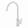 Смеситель для кухни Milardo Rora, с подключением к фильтру, белый матовый фото