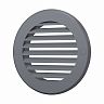 Решетка вентиляционная Era Streetline 10РКН сер, пластиковая, с фланцем D 100 мм, D 136 мм фото