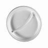 Тарелка одноразовая Стандарт Пластик, 2-х секционная, 22 см, 100 шт фото
