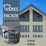 Краска для деревянных фасадов Veres Facade, акриловая, матовая, 0,9 л, теплый камень фото