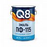 Эмаль ПФ-115 алкидная Formula Q8, глянцевая, 5,5 кг, желтая фото