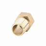 Штуцер латунный для шланга Alato с внутренней резьбой 1/2", 18 мм фото