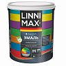 Эмаль алкидная Linnimax, универсальная, шелковисто-матовая, база 1, белая, 2,5 л фото