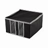 Короб для хранения Рыжий кот Black, 40 x 40 x 25 см, черный фото
