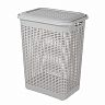 Корзина для белья Econova, 420 x 310 x 560 мм, 50 л, светло-серая фото
