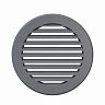 Решетка вентиляционная Era Streetline 12РКН сер, пластиковая, с фланцем D 125 мм, D 161 мм фото