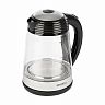 Стеклянный чайник электрический Energy E-251, 1,7 л, пластик черный фото