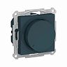 Диммер поворотно-нажимной Systeme (Schneider) Electric Atlasdesign, встраиваемый, 400 Вт, изумруд фото
