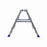 Стремянка двухсторонняя Nika ДЛС3, 2 x 3 ступени, 0,79 м фото