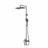 Душевая система с тропическим душем IDDIS Parker, графит фото