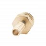 Штуцер латунный для шланга Alato с наружной резьбой 1/2", 10 мм фото