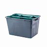 Ящик для хранения Plast Team Bergen Fjord, с лотком, 52 л, вулканический базальт фото