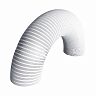 Канал алюминиевый гофрированный DiCiTi, 3 м, d=150 мм, белый фото