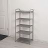 Подставка для обуви ЗМИ Верона 15, 5-ти полочная, 30 x 45 x 95 см, металлик фото