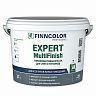 Краска для стен и потолков Expert MultiFinish FINNCOLOR, глубокоматовая, база А, белая, 2,7 л фото