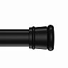 Карниз-штанга для ванной IDDIS Elegante SRB0120i14, телескопический, 110 - 200 см, черный матовый фото