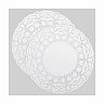 Салфетки бумажные сервировочные Мультидом Ажур, d 16 см, 25 шт фото