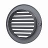 Решетка вентиляционная Era Streetline 10РКН сер, пластиковая, с фланцем D 100 мм, D 136 мм фото