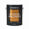 Краска для обоев Komandor Interior Wallpaper, матовая, база C, бесцветная, 2,7 л фото