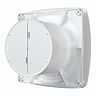 Вентилятор осевой вытяжной DiCiTi Rio 5C Matt white D125, с обратным клапаном фото