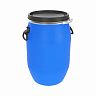 Бочка пластиковая ЗТИ Open Top, с крышкой и хомутом, 65 л фото