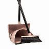 Набор для уборки Spin&Clean Voque с длинными ручками, щетка и совок, 13,5 x 27,5 x 126 см, бежевый фото
