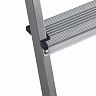 Стремянка двухсторонняя Alumet AD7204, алюминиевая, 2 x 4 ступени, 0,91 м фото
