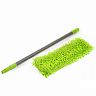 Швабра для пола Doм-Doм, длинный ворс, с насадкой из микрофибры, с рукояткой 70 - 120 см фото