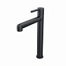 Смеситель для раковины IDDIS Aiger, черный матовый фото