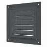 Решетка вентиляционная Era 1212МЭ Gray, эмалированная сталь, 125 x 125 мм фото