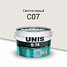 Затирка эластичная Unis U-70 С07, серая, 2 кг фото