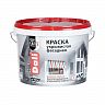 Краска фасадная укрывистая Dali, акриловая, глубокоматовая, белая, 9 л фото