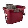 Ведро Моп с отжимом Spin&Clean Step, 13 л, бордо фото