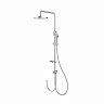Душевой комплект с тропическим душем Milardo Ideal Spa ILSSB3FM76, хром фото