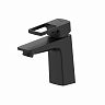 Смеситель для раковины с коротким изливом IDDIS Bild, черный матовый фото