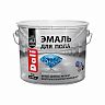 Эмаль для пола Dali, алкидно-уретановая, глянцевая, база C, бесцветная, 9 л фото