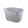 Корзина универсальная Plast Team Oslo, 380 x 284 x 221 мм, серый шторм фото