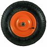 Колесо для тачки пневматическое, размер 3.00-8, 360 мм, ось 16 мм фото