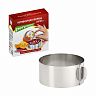 Форма кулинарная регулируемая Мультидом Круг, нержавеющая сталь, d 16 - 30 см фото