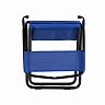 Стул походный складной Nika ПС1, со спинкой, синий фото