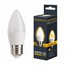 Лампа светодиодная матовая Energy, E27, свеча, 10 Вт, 3000 K, теплый свет фото