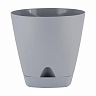 Горшок для цветов InGreen Amsterdam, с прикорневым поливом, 8 л, утренний туман фото