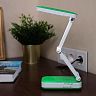 Лампа настольная светодиодная с аккумулятором PROconnect CH-017, 1,5 Вт, бело-зеленая фото