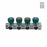Коллектор регулирующий Alato, евроконус, 1" x 3/4" x 4 выхода фото