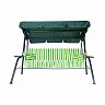 Качели садовые Olsa Стандарт Nova, трехместные, 231 x 126 x 147,8 см, каркас зеленый фото